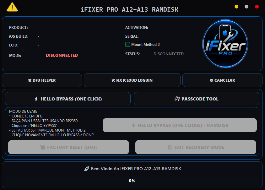 iFixer Pro A12-A13 Ramdisk